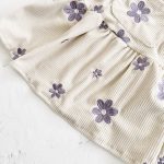 【73-110cm】サロペットワンピース パープル 花柄 刺しゅう おしゃれ 女の子 - 画像 (10)