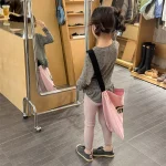 【80-130cm】レギンス フラワリブ シンプル 履きやすい 女の子 ボトムス - 画像 (13)