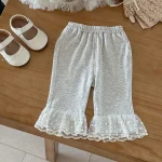 【73-110cm】パンツ レース裾 履きやすい おしゃれ 女の子 ボトムス - 画像 (5)