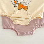 【66-90cm】ロンパース ゾウ柄 長袖 可愛い 人気 赤ちゃん - 画像 (17)