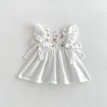 【73-110cm】ワンピース フラワー柄 フリル おしゃれ 女の子 - 画像 (5)