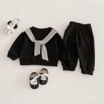 【73-100cm】セットアップ ショール風 スウェット&ボトムス - 画像 (11)