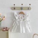 【73-110cm】ワンピース フラワー柄 フリル おしゃれ 女の子 - 画像 (13)