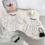 【66-90cm】ロンパース 蝶結び付き フリル おしゃれ 赤ちゃん - 画像 (6)