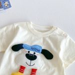 【73-120cm】ＴシャツORボーダー柄 パンツ 可愛い ドッグロゴ 人気 - 画像 (13)