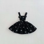 【73-100cm】ワンピース クマ柄 ブラック おしゃれ 女の子 定番 - 画像 (8)