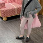 【80-130cm】レギンス フラワリブ シンプル 履きやすい 女の子 ボトムス - 画像 (15)