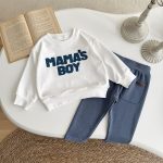 【73-110cm】セットアップ スウェット&パンツ カジュアル 二点セット - 画像 (4)