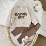【73-110cm】セットアップ スウェット&パンツ カジュアル 二点セット - 画像 (3)