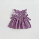 【73-110cm】ワンピース フラワー柄 フリル おしゃれ 女の子 - 画像 (8)