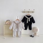 【73-100cm】セットアップ ショール風 スウェット&ボトムス - 画像 (10)