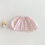 【73-120cm】ベビー 女の子 シャツ クールネック フラワーorウサギ柄 - 画像 (6)