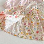 【73-120cm】ベビー 女の子 シャツ クールネック フラワーorウサギ柄 - 画像 (7)