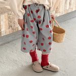 【80-120cm】ベビー パンツ 花柄 ゆったり 履きやすい - 画像 (6)