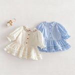 【73-120cm】ベビー 女の子 シャツワンピース おしゃれ シンプル