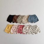 【73-110cm】ベビー ショートパンツ カラバリ豊富 通気性抜群