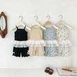 【73-120cm】ベビー 女の子 セットアップ キャミソール&ショートパンツ