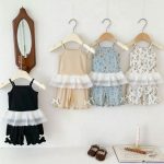【73-120cm】ベビー 女の子 セットアップ キャミソール&ショートパンツ - 画像 (4)