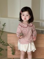 【73-100cm】ベビー 女の子 トップス/スカート チェック柄 おしゃれ - 画像 (5)