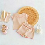 【73-120cm】ベビー 女の子 セットアップ フリルデザイン - 画像 (7)