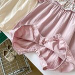 【66-90cm】ベビー 女の子 半袖 ロンパース おしゃれ スウィート - 画像 (6)