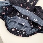 【66-100cm】ベビー シャツ/ロンパース おしゃれ リボン付き - 画像 (9)