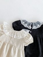 【66-90cm】ベビー 女の子 半袖 ロンパース レース ガーリー - 画像 (12)