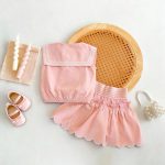 【73-120cm】ベビー女の子 セットアップ ノースリーブ スウィート - 画像 (8)
