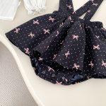 【66-100cm】ベビー シャツ/ロンパース おしゃれ リボン付き - 画像 (10)