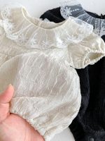 【66-90cm】ベビー 女の子 半袖 ロンパース レース ガーリー - 画像 (13)
