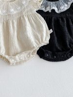【66-90cm】ベビー 女の子 半袖 ロンパース レース ガーリー - 画像 (15)