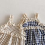 【66-90cm】ベビー 女の子 ノースリーブ ロンパース フリルデザイン - 画像 (12)