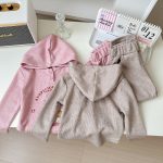 【90-150cm】女の子 セットアップ ウサギ柄 カジュアル - 画像 (5)