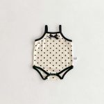 【66-90cm】ベビー 女の子 ノースリーブ ロンパース ドット柄 おしゃれ - 画像 (7)