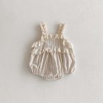 【66-90cm】ベビー 女の子 ノースリーブ ロンパース フリルデザイン - 画像 (11)