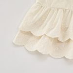 【73-100cm】トップス＆ブルマ フラワー 刺繡 シンプル おしゃれ - 画像 (8)