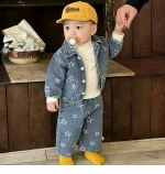 【73-120cm】デニムアウター or ボトムス 男の子  星柄 - 画像 (10)