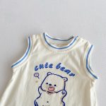 【66-90cm】カバーオール ベビー ノースリーブ くまさん - 画像 (6)