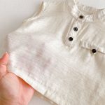 【73-100cm】セットアップ トップス&ショートパンツ 無地 ノースリーブ - 画像 (10)