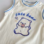 【66-90cm】カバーオール ベビー ノースリーブ くまさん - 画像 (8)