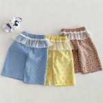 【73-120cm】パンツ 可愛い ヒョウ柄 女の子 履きやすい ボトムス - 画像 (2)