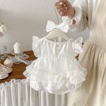 【66-90cm】ロンパース ベビー 女の子 スウィート チュール - 画像 (3)