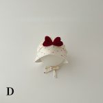 【GOODS】帽子 ベビー 韓国風 蝶結び - 画像 (4)
