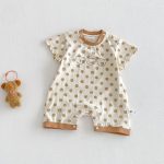 【66-90cm】カバーオール ベビー ドット柄 くまちゃん - 画像 (3)