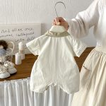 【66-90cm】半袖カバーオール ベビー シンプルコットン - 画像 (4)