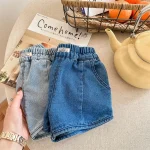 【80-130cm】ショートパンツ キッズ デニム 履きやすい - 画像 (5)