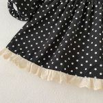 【80-130cm】ワンピース パフスリーブ ドット 可愛い 女の子 - 画像 (15)