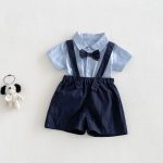 【73-100cm】セットアップ ベビー 男の子 学院風