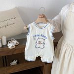 【66-90cm】カバーオール ベビー ノースリーブ くまさん - 画像 (3)
