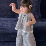 【73-110cm】セットアップ ベビー 女の子 韓国風 チェック - 画像 (6)